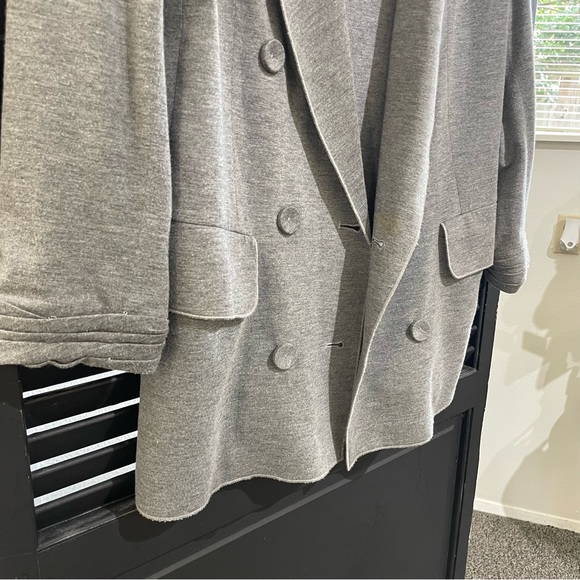 Magaschoni Heather Grey Blazer - Picture 5 of 6